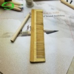 Cheap bamboo man hair combs custom disposable wooden comb